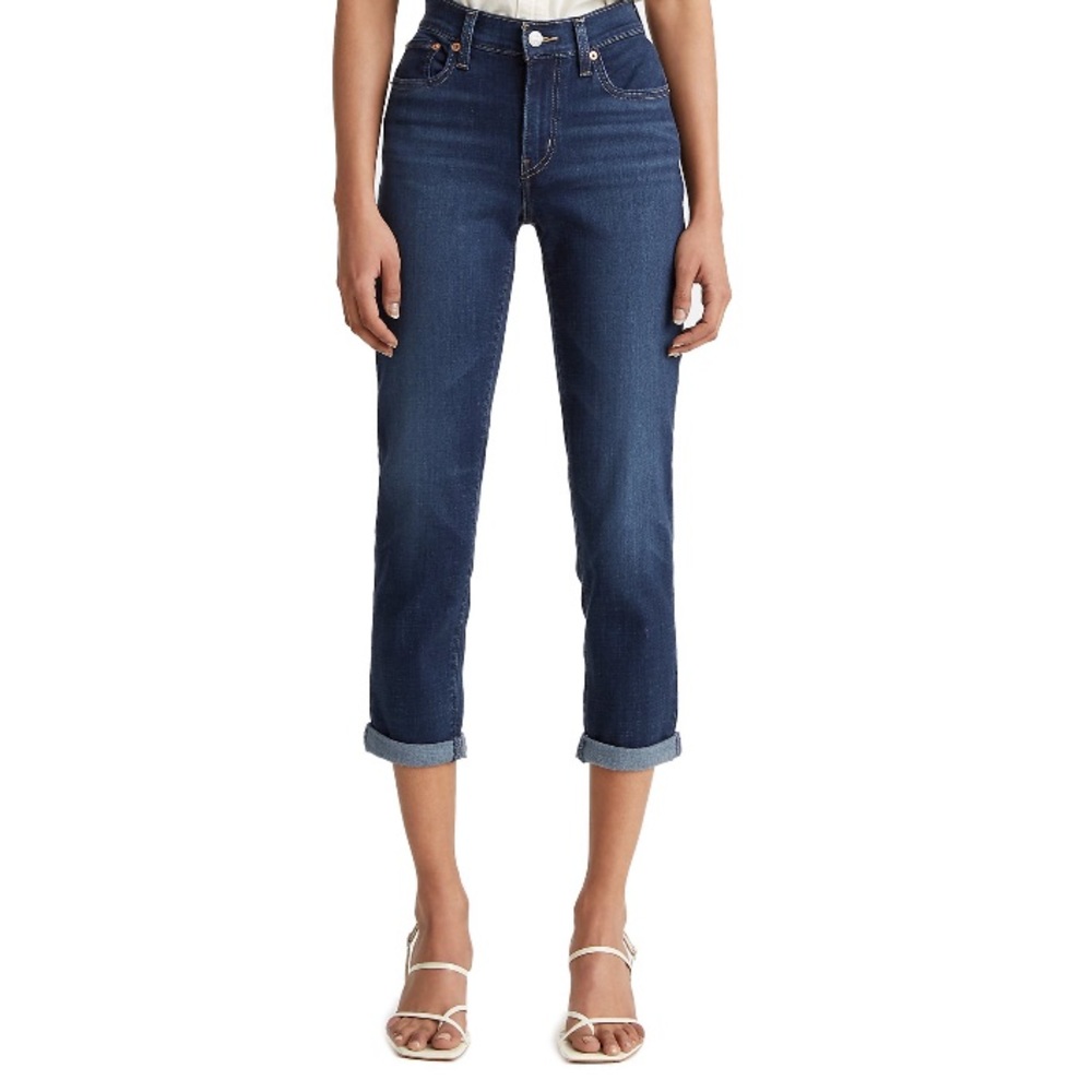 Levi’s Women’s Cropped Boyfriend Jeans